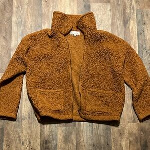 Cozy Brown Sherpa Jacket